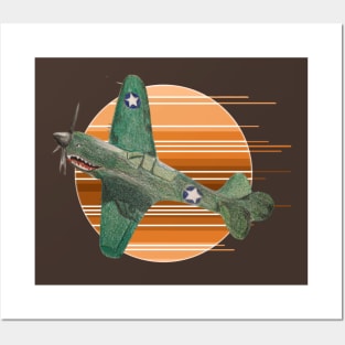 P-40 Warhawk Posters and Art